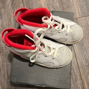 Toddler air Jordan 6 size 10c